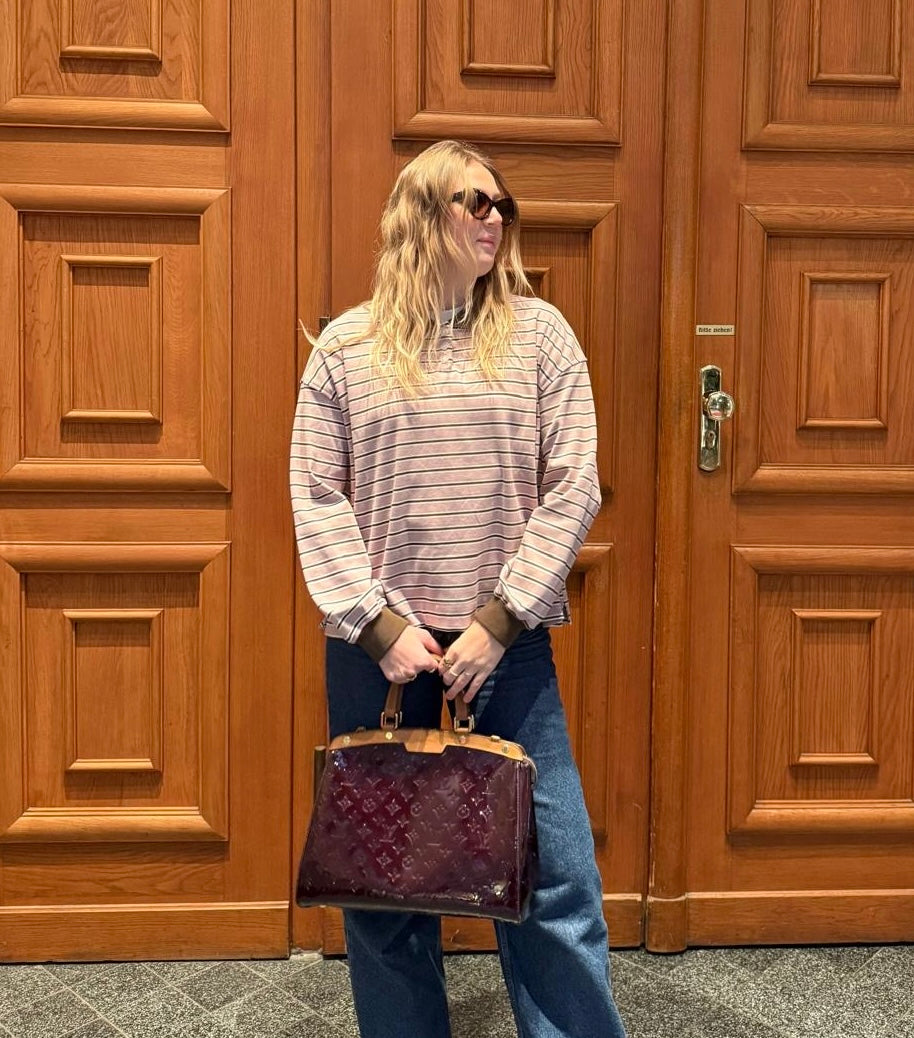 Pullover mit Kragen flieder