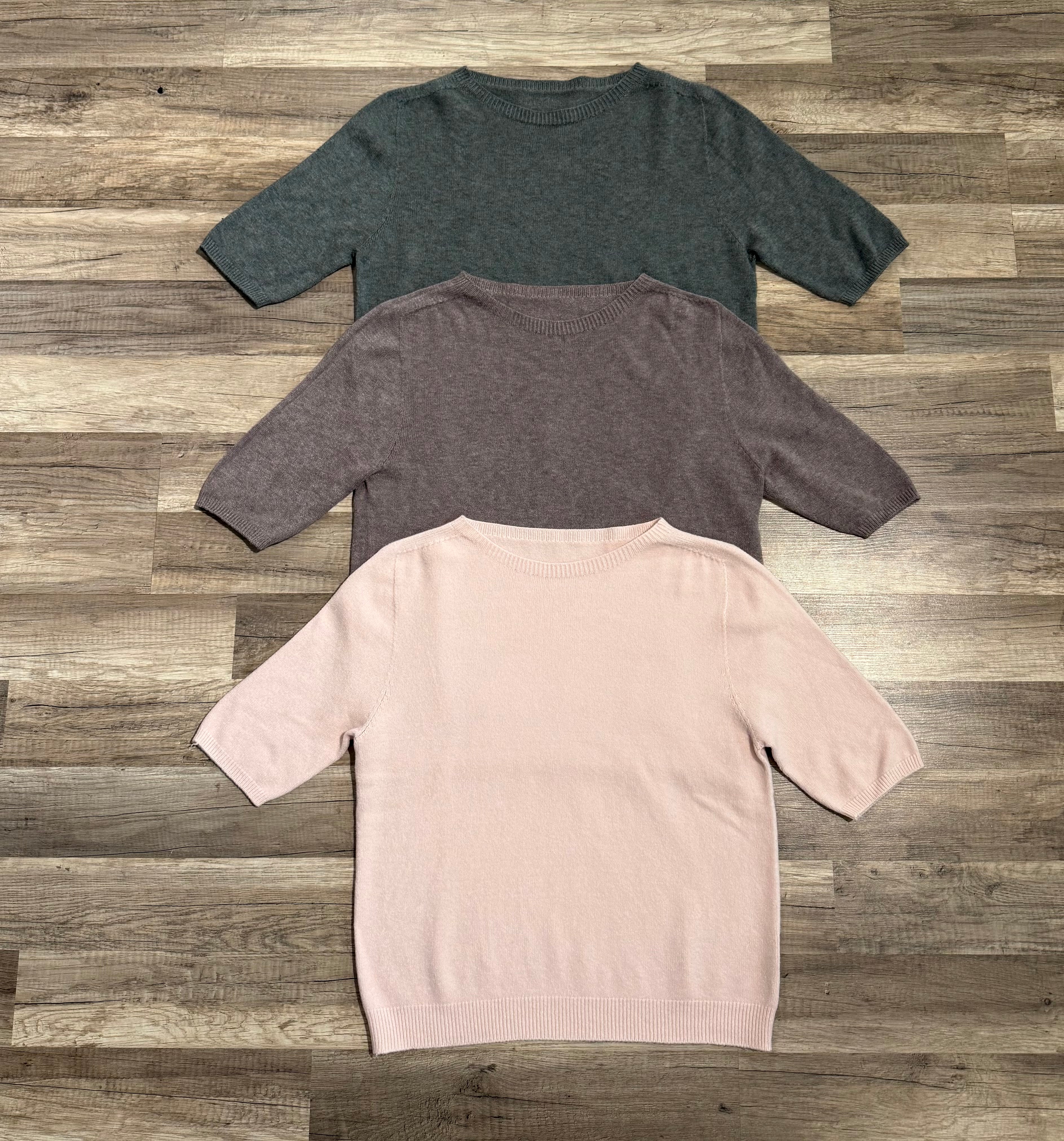 Shirt mit Kaschmir-Anteil rosa