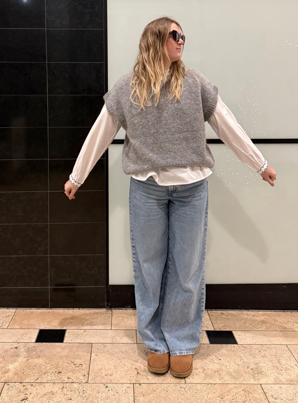 LISAMAY Pullunder grau