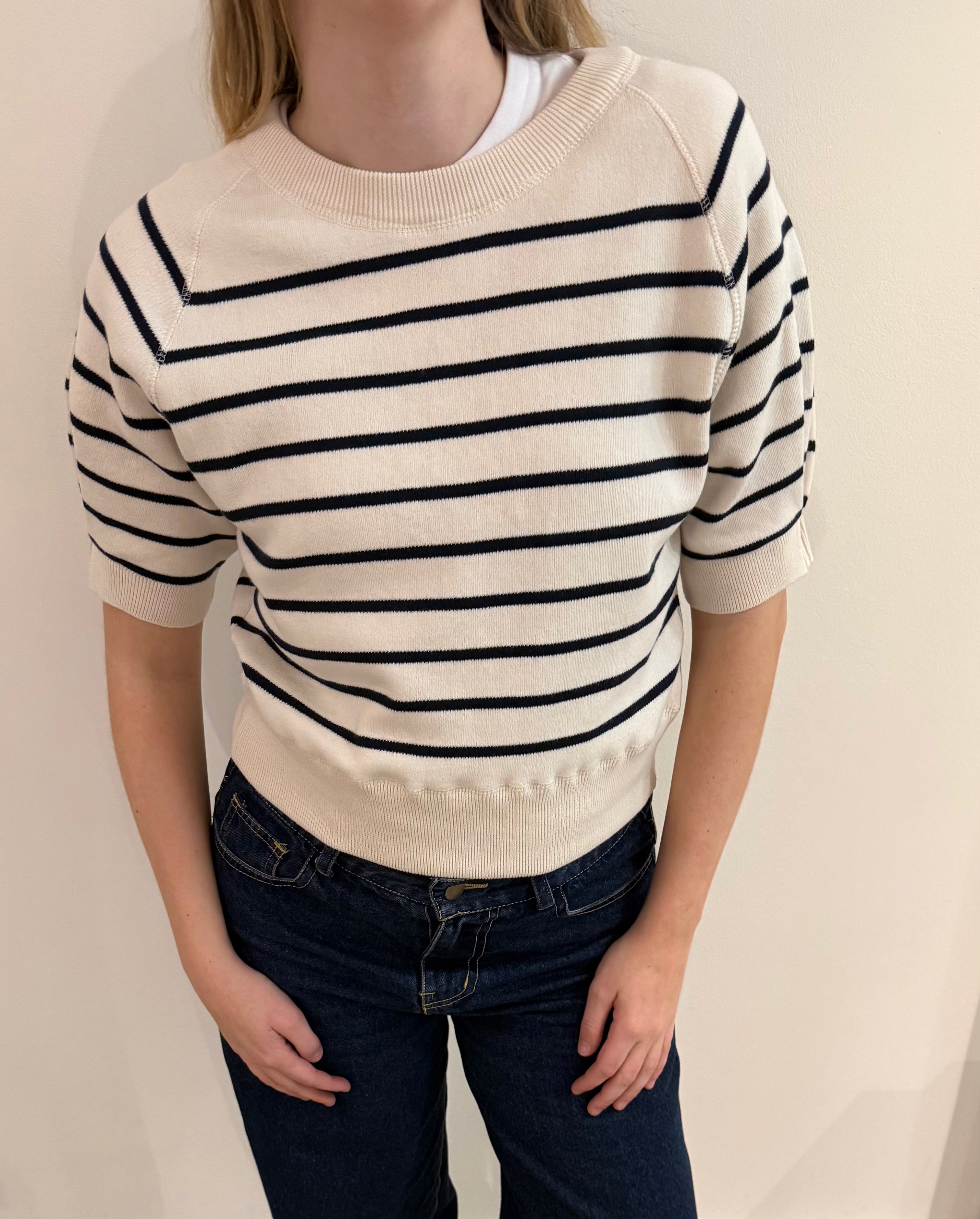 Gestreiftes Shirt blau